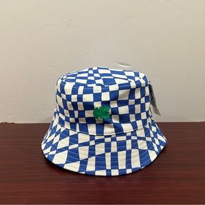 Melody Ehsani, Women’s Bucket Hat, Blue & White